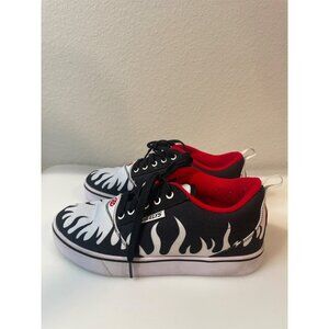 Heelys White Flame Wheeled Lace Up Sneakers